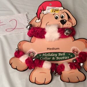 New Holiday Bell collar & Booties